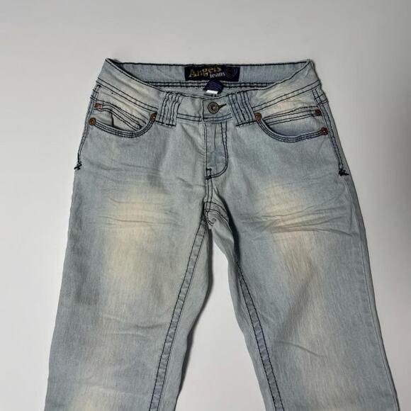 Y2K Angels Jeans Low Rise Cuffed Capris - Picture 3 of 5